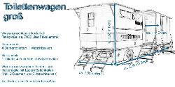 Maße Toilettenwagen Groß